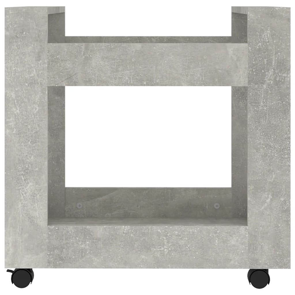 Bürowagen Weiß 60x45x60 cm Holzwerkstoff
