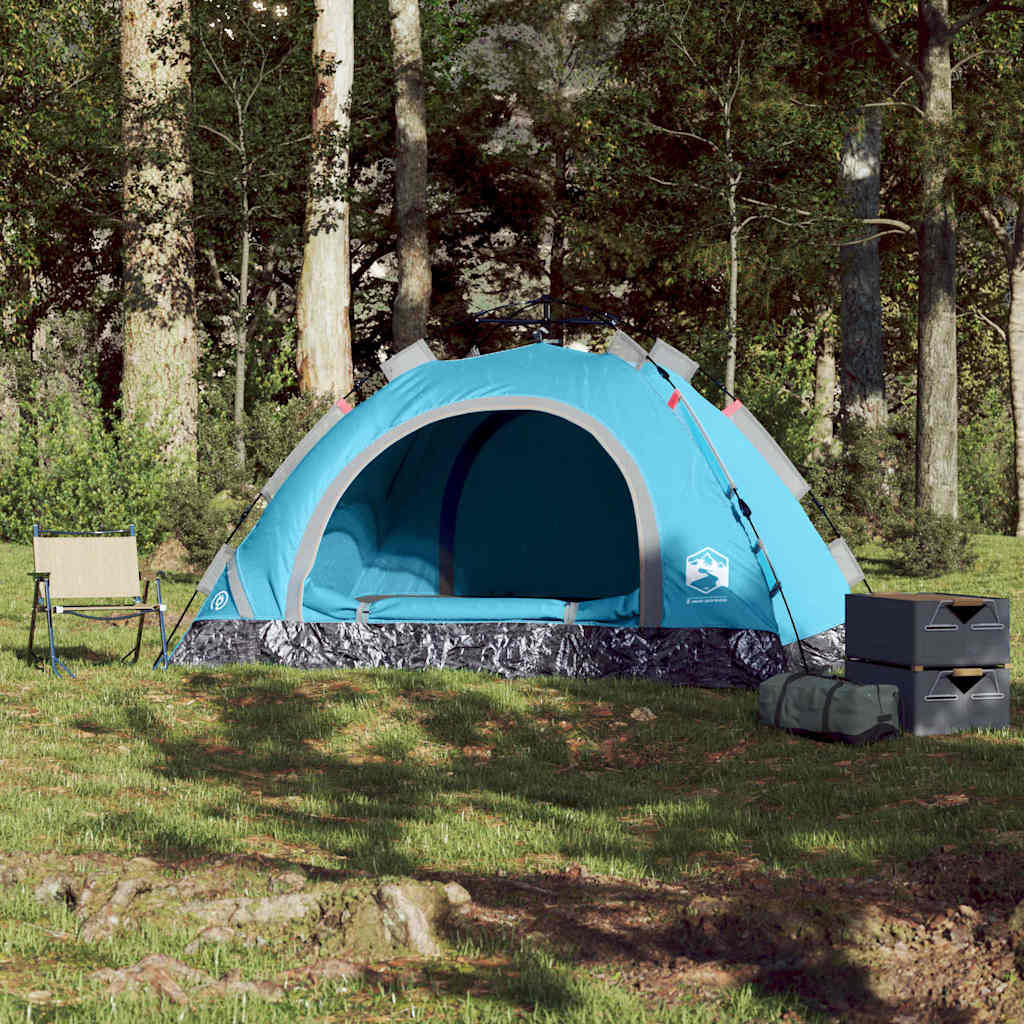 Campingzelt 2 Personen Grün Quick Release