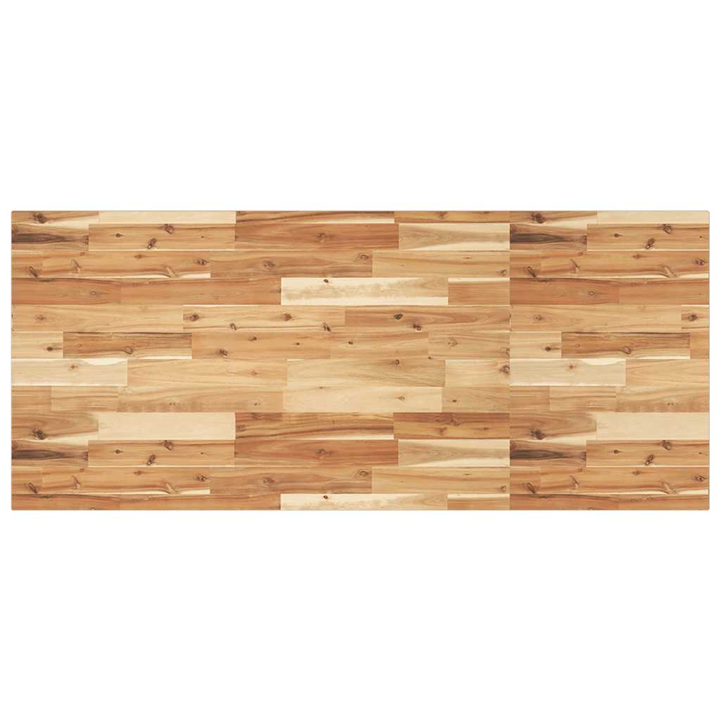 Tischplatte Rechteckig 60x50x2 cm Massivholz Akazie