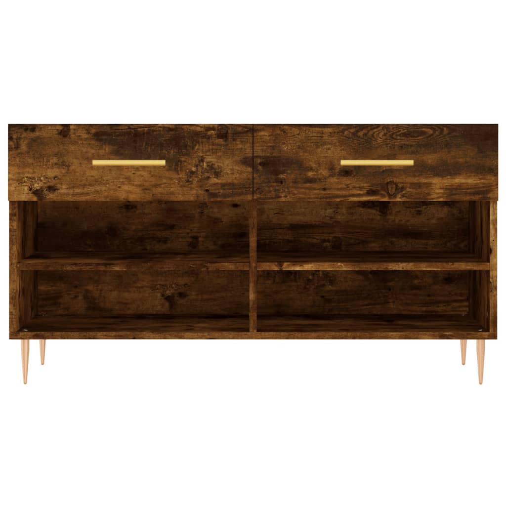 Schuhbank Weiß 102x35x55 cm Holzwerkstoff