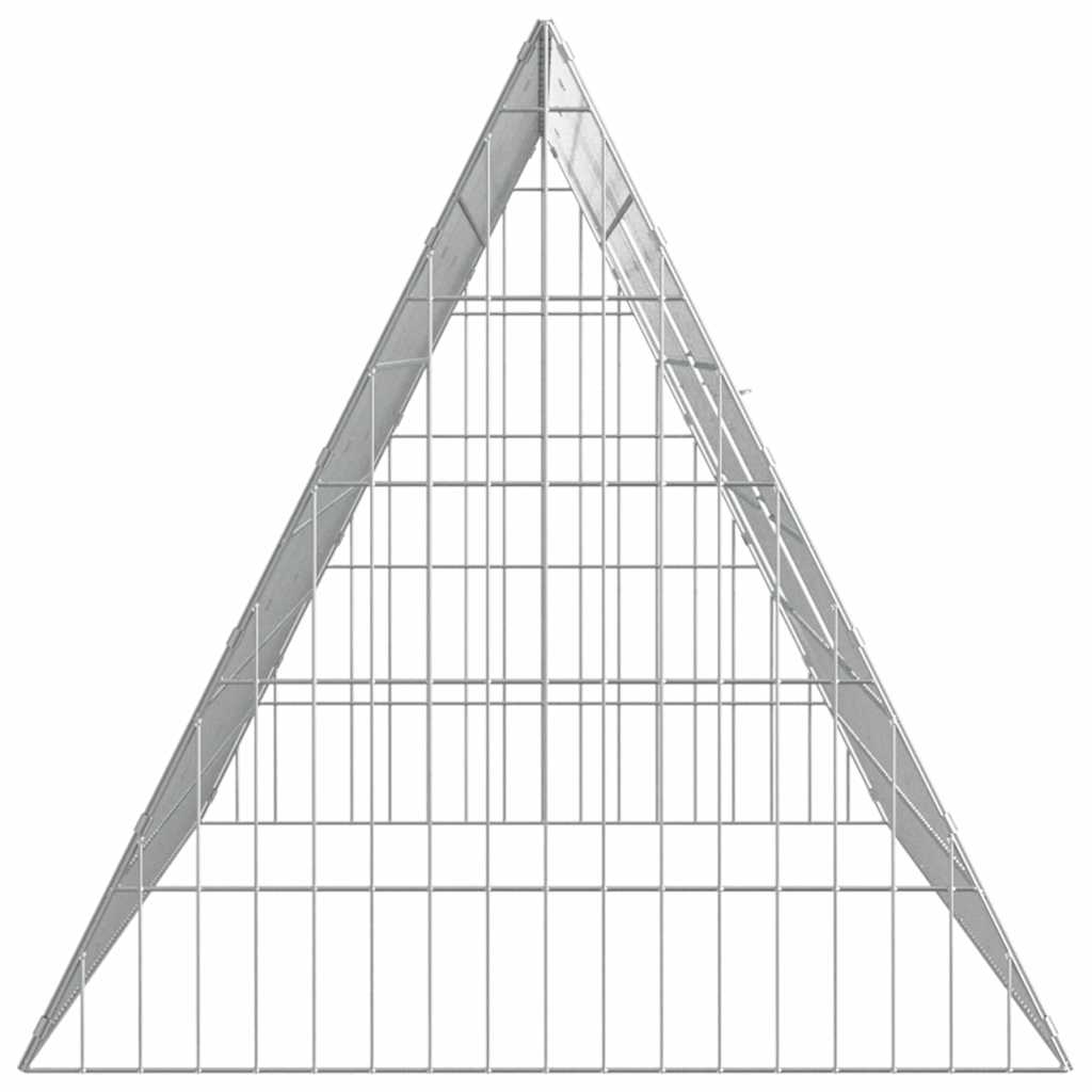 Hasenkäfig Silber 110 x 55 x 55 cm Verzinkter Stahl