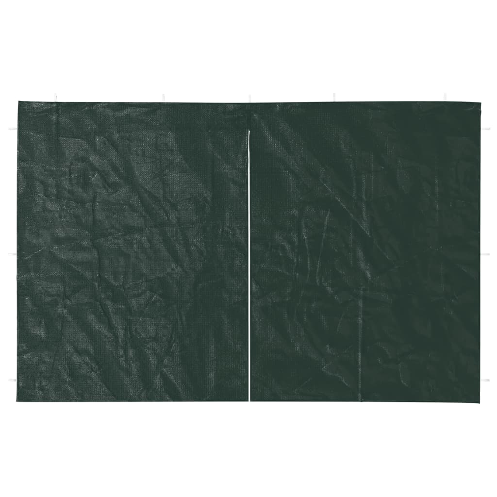 Party Zelt Seitenteil 2 pcs Rot 300 x 195 cm PE und Stahl