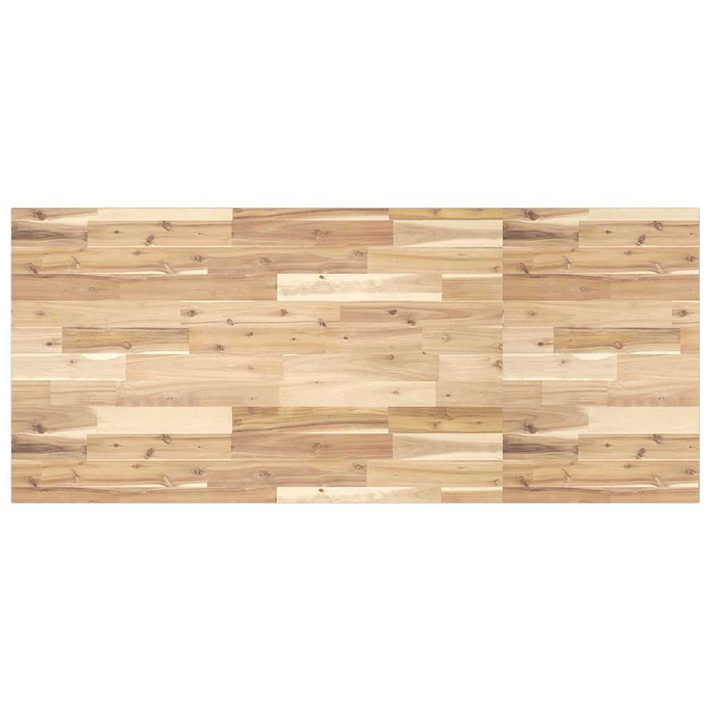 Schreibtischplatte Unbehandelt 60x50x2 cm Massivholz Akazie