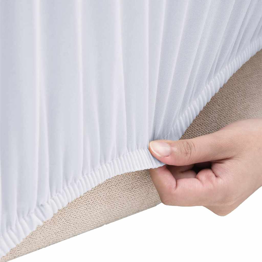 Stretch-Sofahusse Schwarz Polyester-Jersey