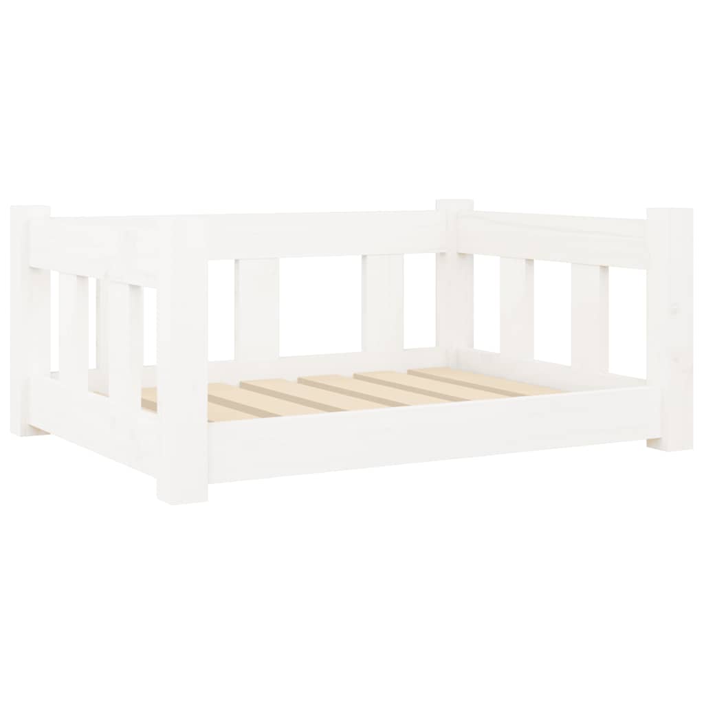 Hundebett 65,5x50,5x28 cm Massivholz Kiefer