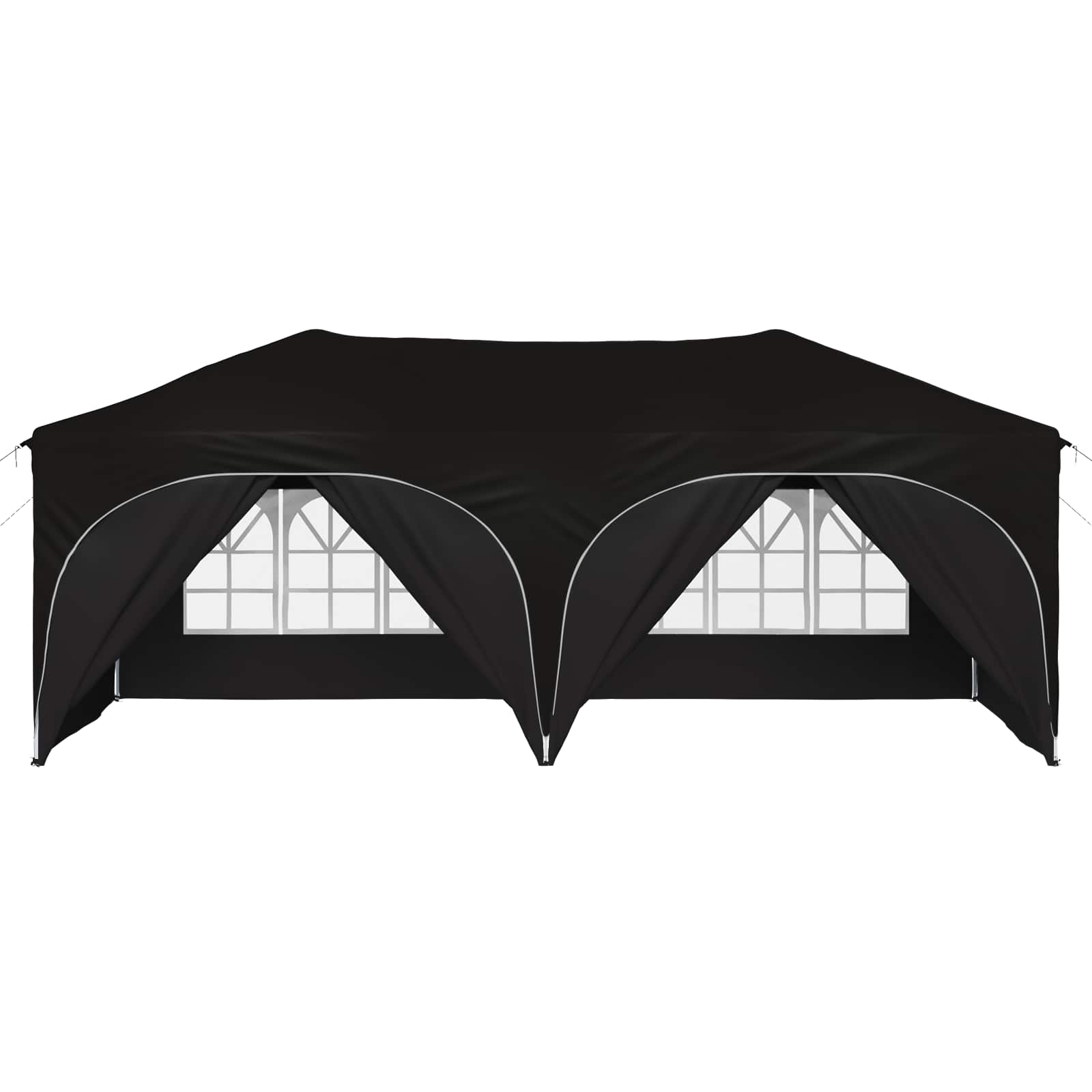 Pop-up Partyzelt 575 x 288 x 245 cm Creme Oxford-Stoff