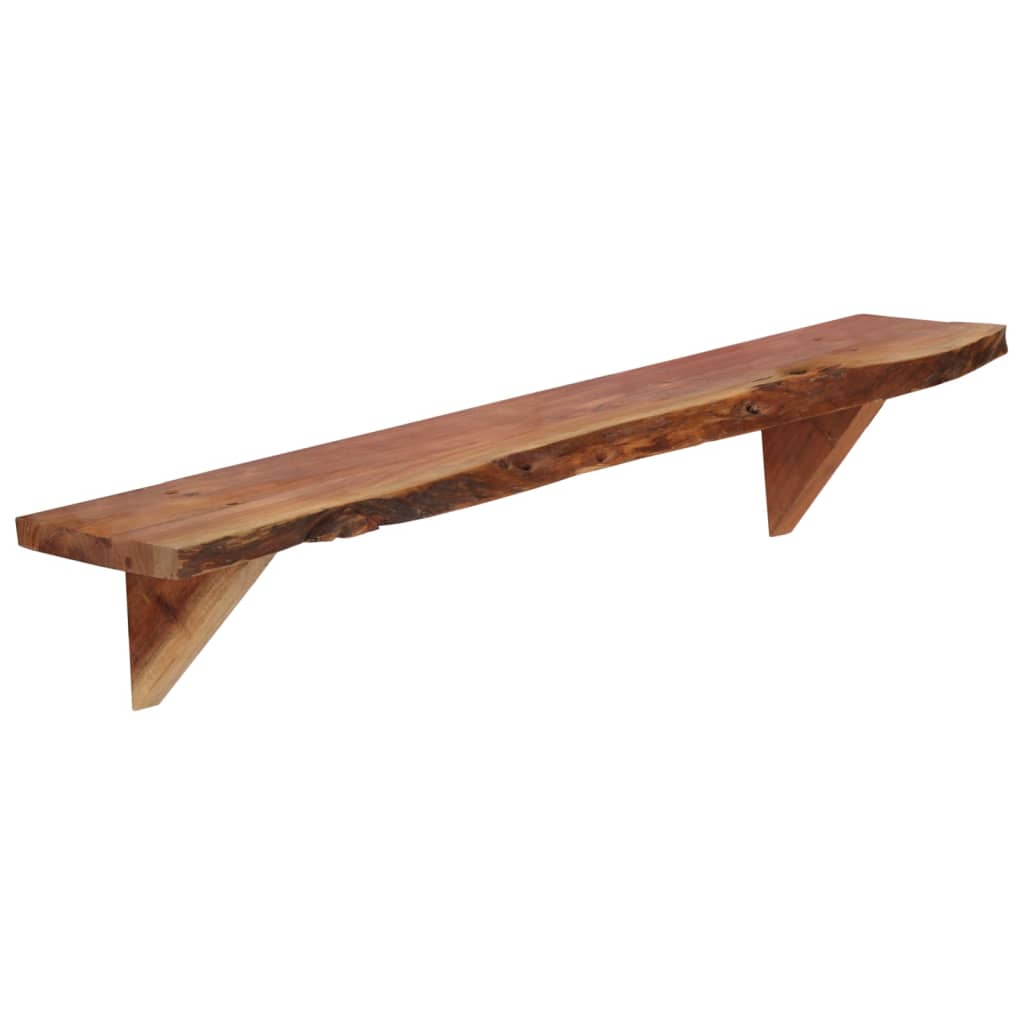 Wandregale 2 Stk. 110x20x18 cm Massivholz Akazie