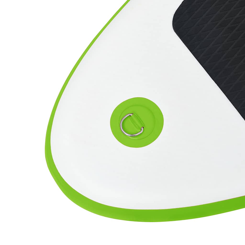 Aufblasbares SUP-Board mit Segel Set Rot und Weiß