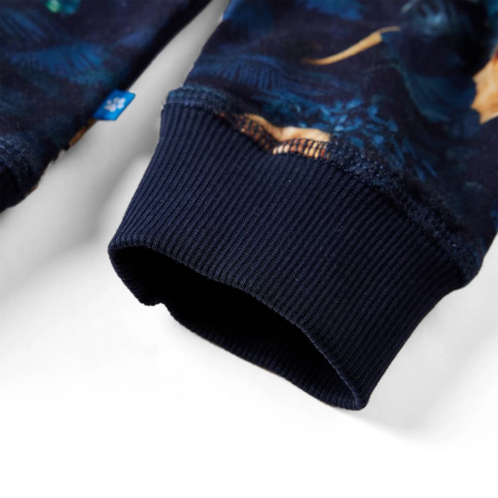 Kinder-Sweatshirt Marineblau 140