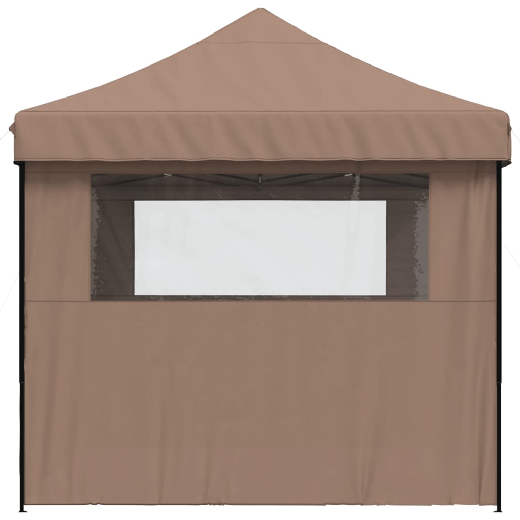 Partyzelt Faltbar Pop-Up Beige 410x279x315 cm