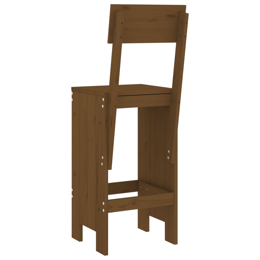 Barhocker 2 Stk. 40x42x120 cm Massivholz Kiefer