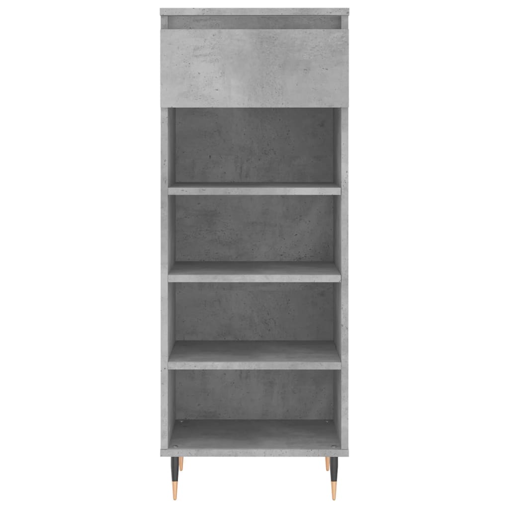 Schuhschrank Schwarz 40x36x105 cm Holzwerkstoff