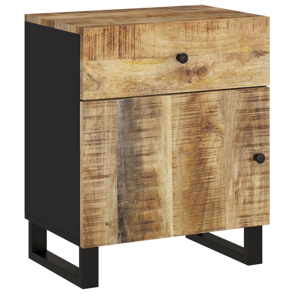 Nachttisch 50x33x60 cm Altholz Massiv & Holzwerkstoff