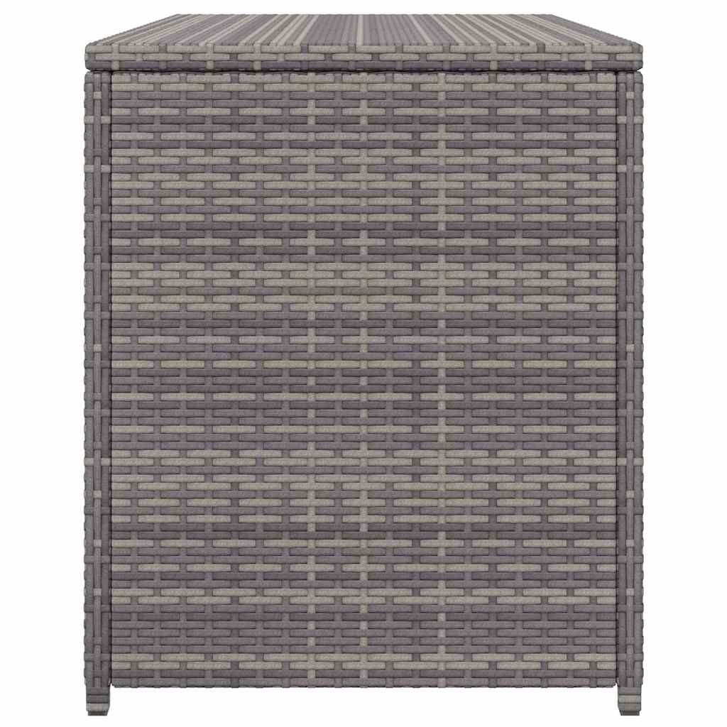 Garten-Auflagenbox Schwarz 120x50x60 cm Poly Rattan