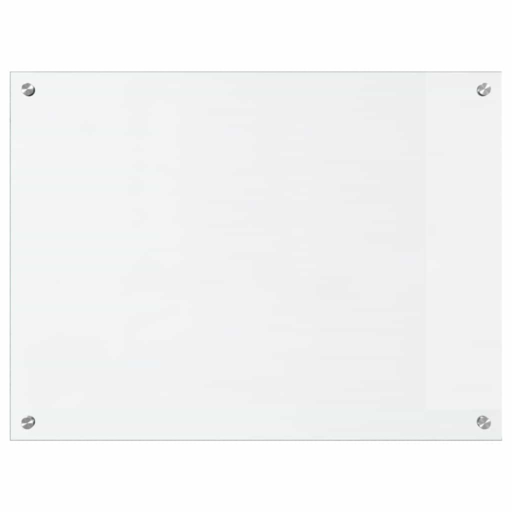 Küchenrückwand 2 pcs Weiß 70 x 40 cm Gehärtetes Glas