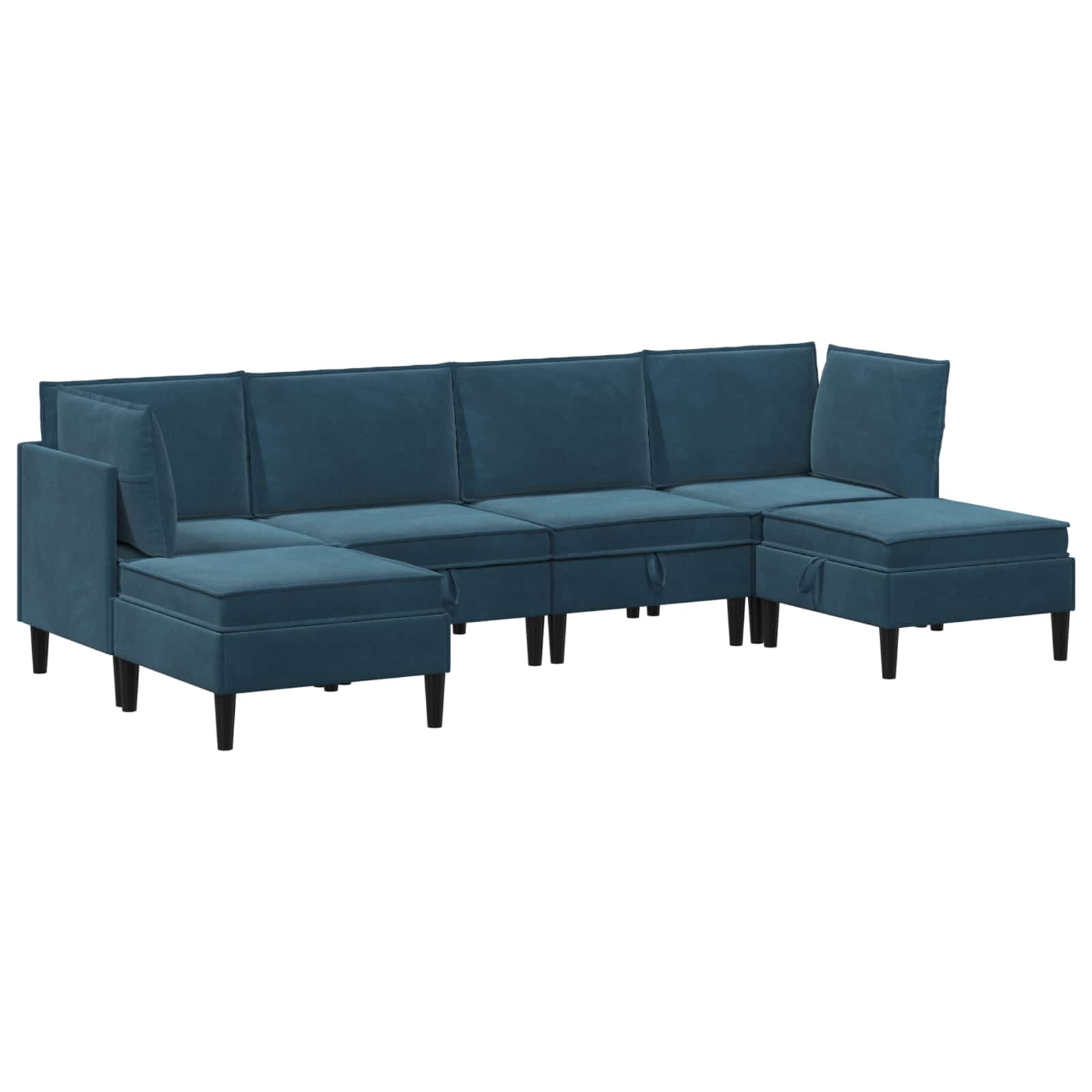 Wohnzimmergarnitur mit Kissen mit Speicher 3 pcs Hellgrau Samt