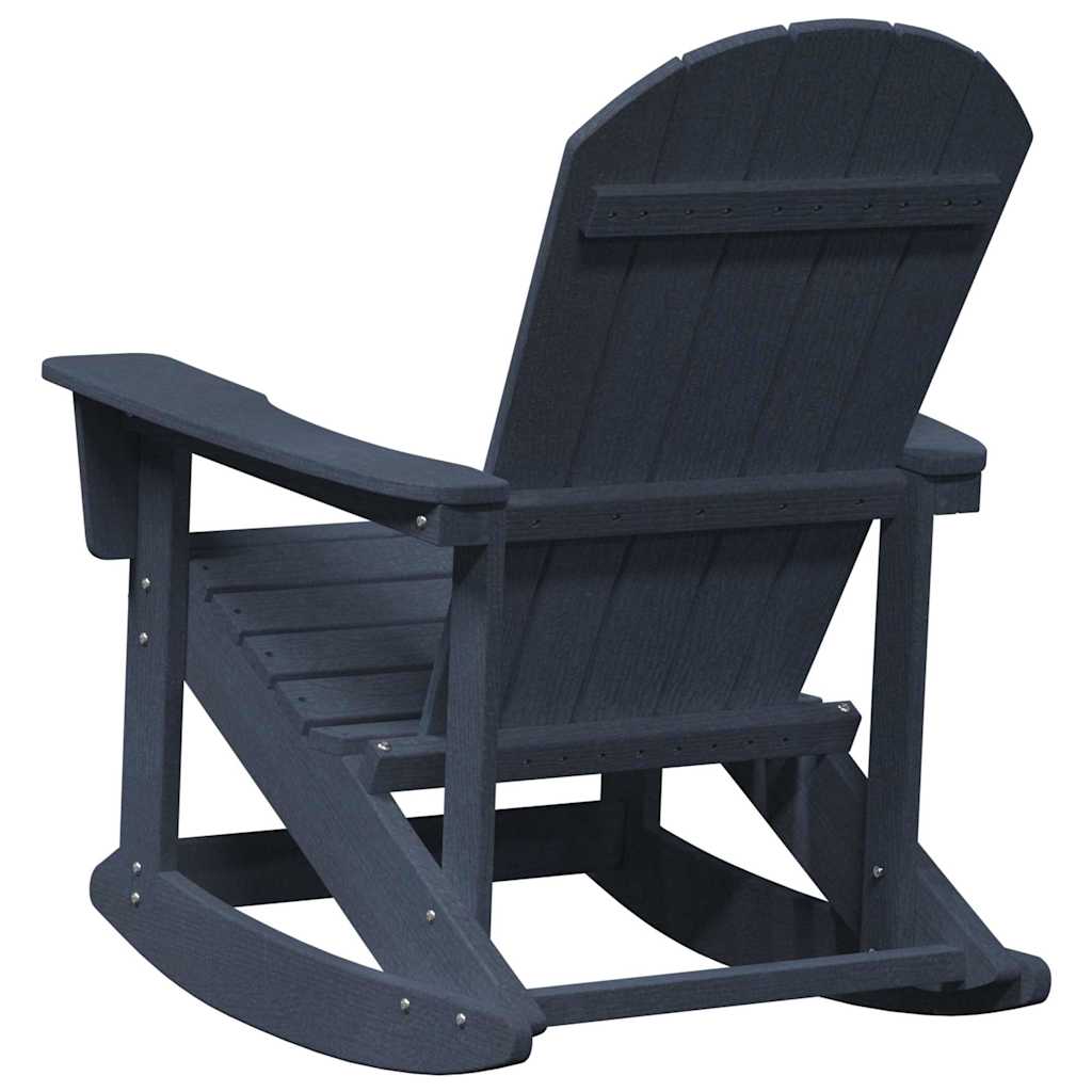 Adirondack-Schaukelstuhl Weiß 92 x 73,5 x 92 cm HDPE