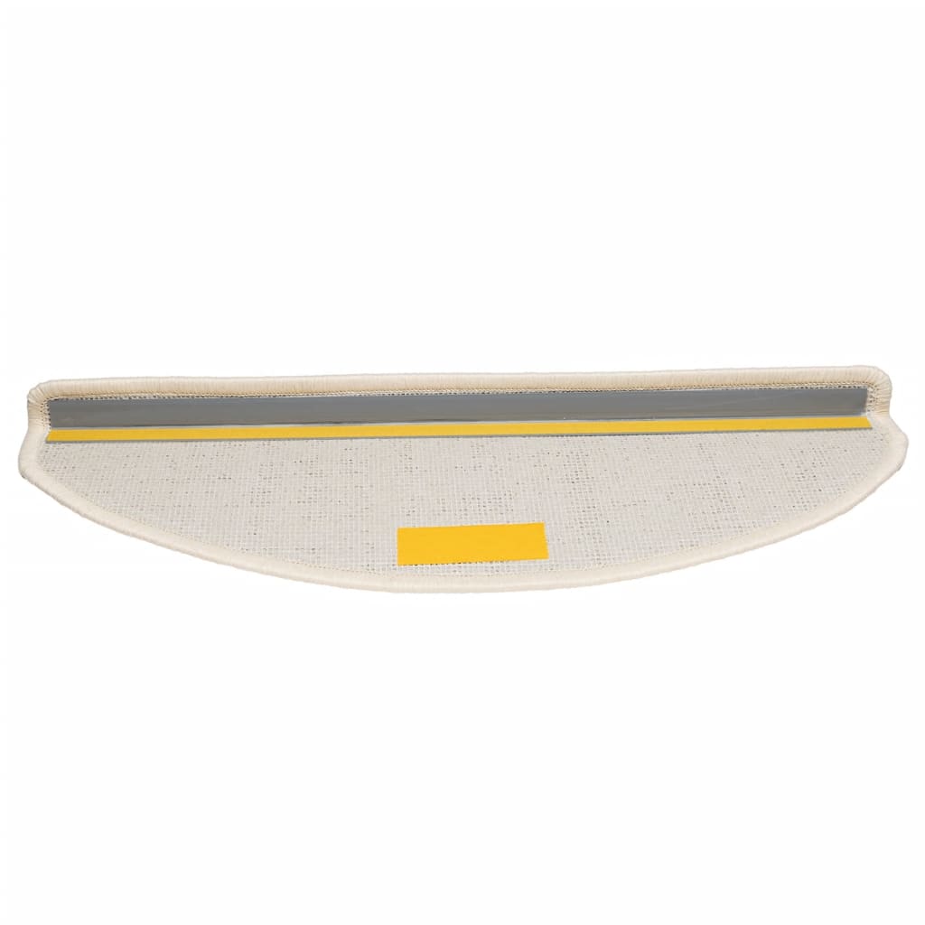 Stufenmatten 15 Stk. 56x17x3 cm Grau Halbrund