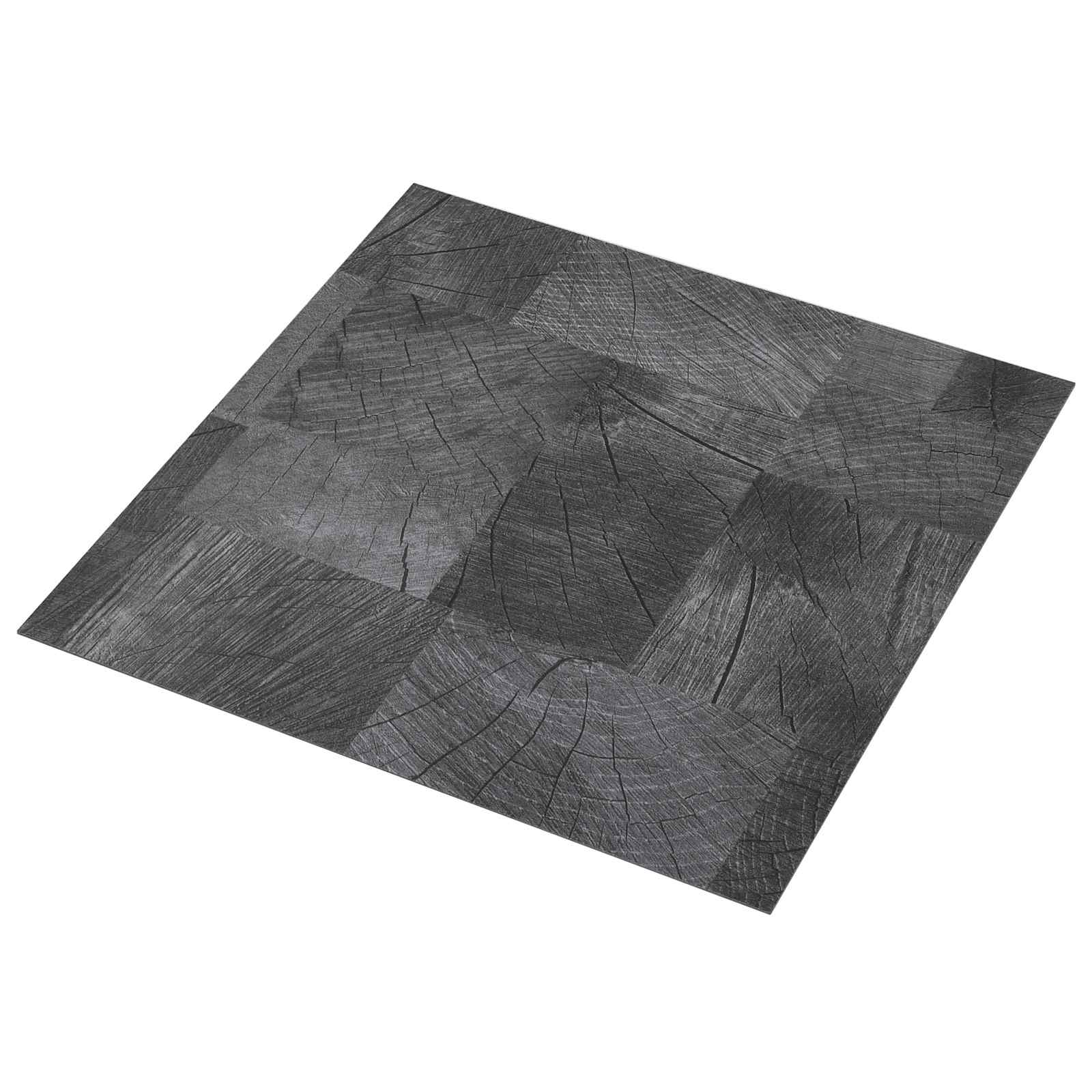 Bodenplanken 55 pcs Schwarz 5,11 m² PVC