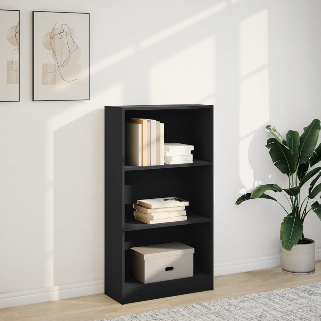 Bücherregal Weiß 40x24x75 cm Holzwerkstoff