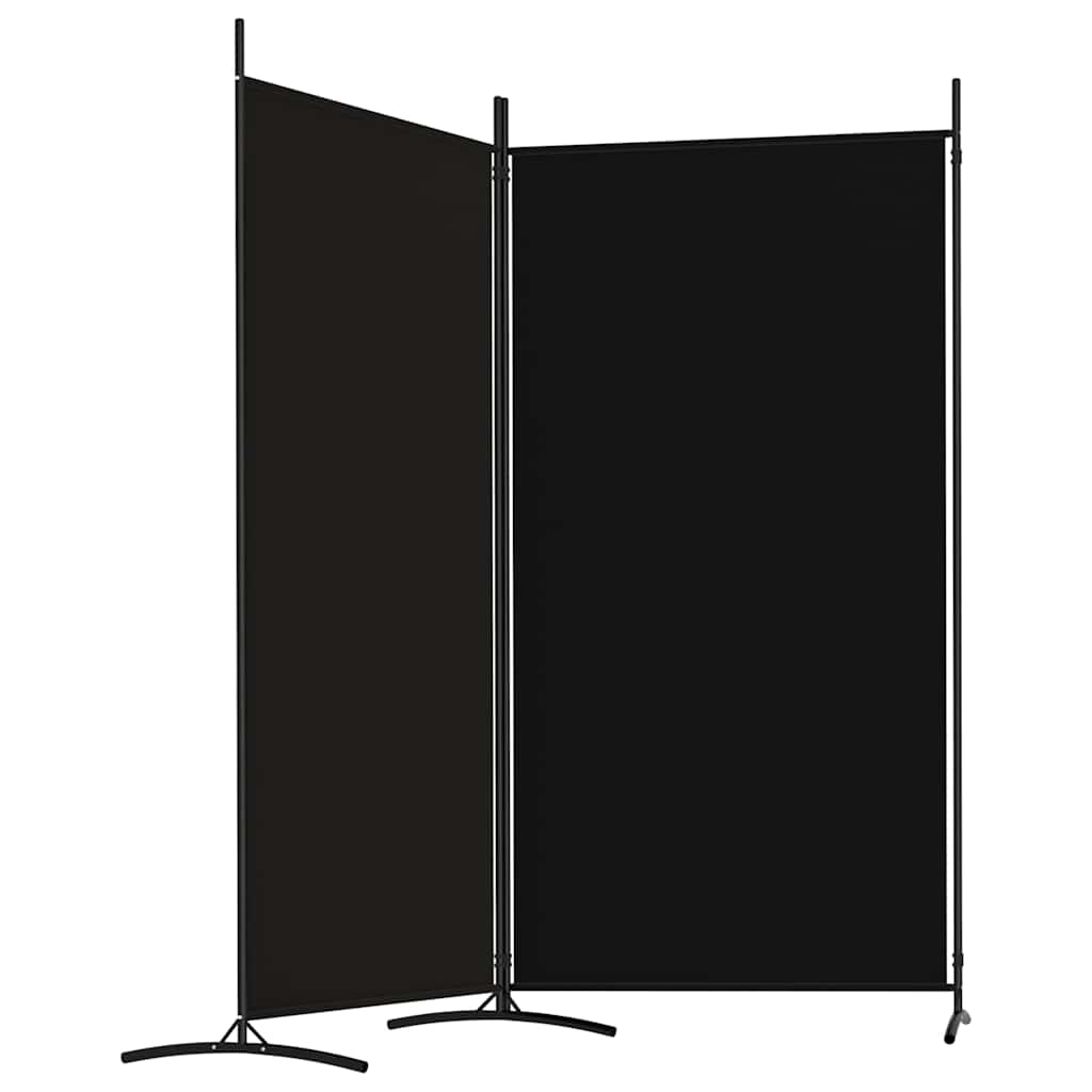 3-tlg. Raumteiler Weiß 260x180 cm Stoff