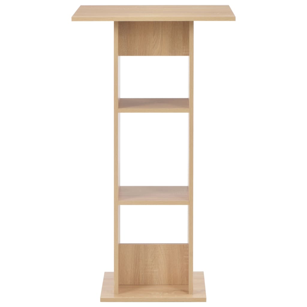 Bartisch Weiß 60x60x110 cm