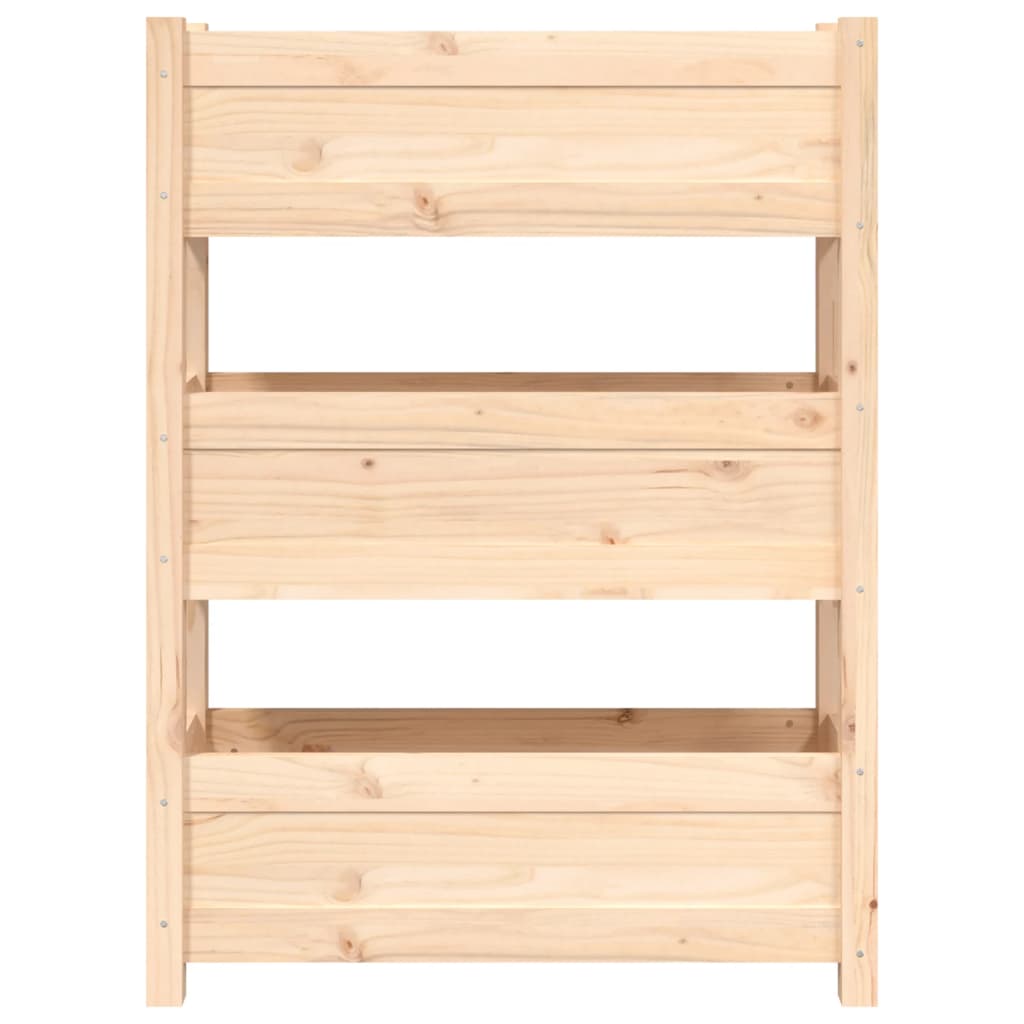 Pflanzkübel 112x25x104,5 cm Massivholz Kiefer