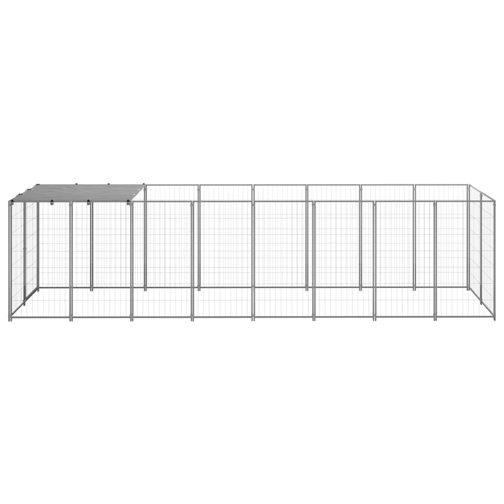 Hundezwinger 110x110x110 cm Stahl Schwarz