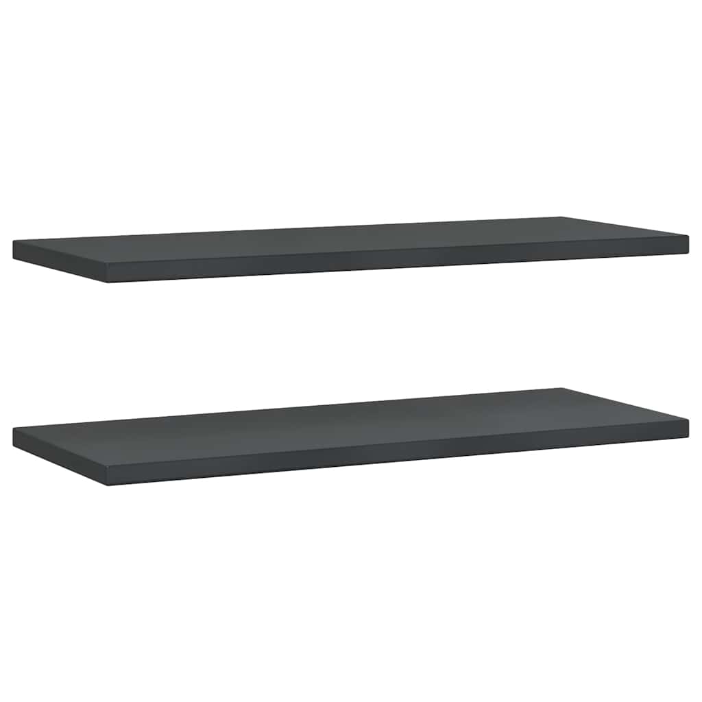 Wandregale 2 Stk. 100x40 cm Silbern Edelstahl