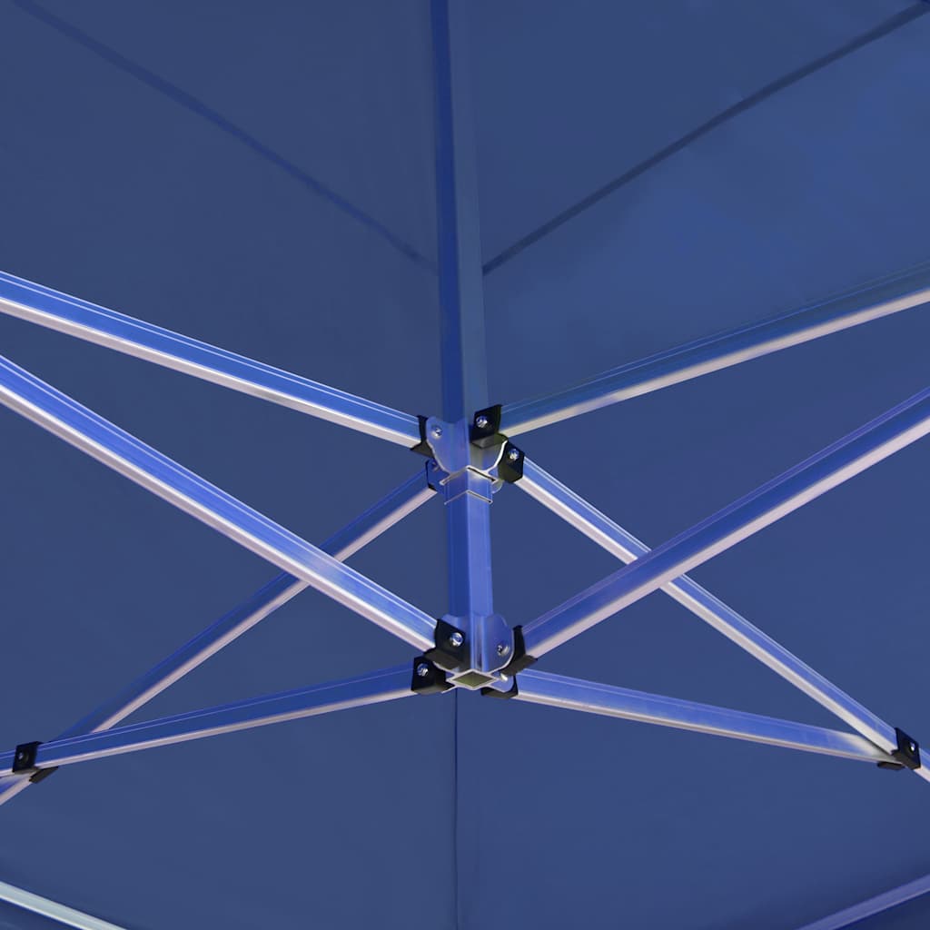 Profi-Partyzelt Faltbar mit Wänden Aluminium 3×3m Weiß