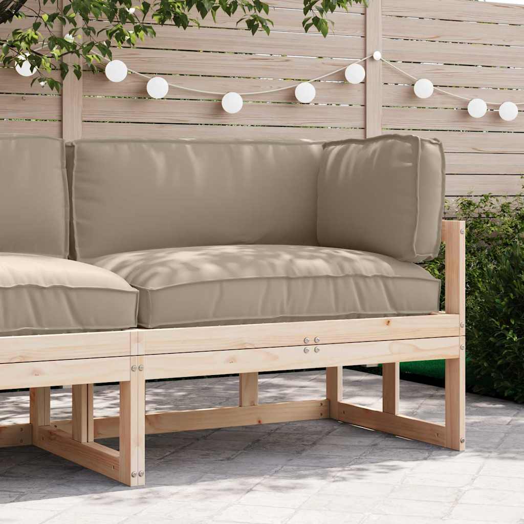Palettenkissenset 3 pcs Anthrazit Oxford-Stoff