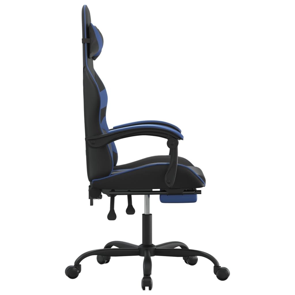 Gaming-Stuhl Drehbar Schwarz und Rot Kunstleder