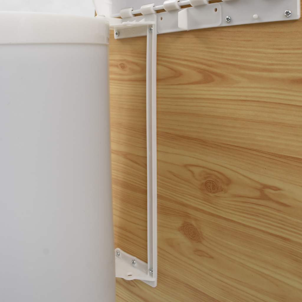 Küchen-Einbau-Mülleimer Edelstahl 8 L