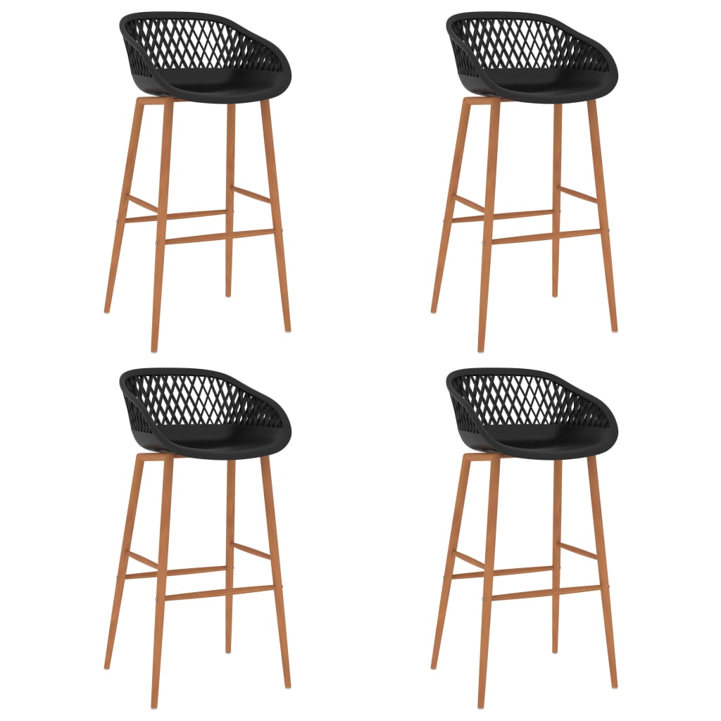 7-tlg. Bar-Set Weiß und Schwarz