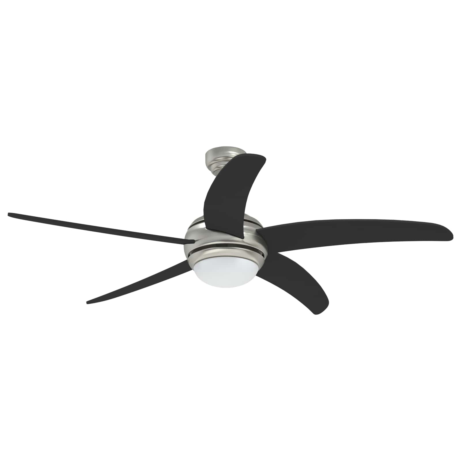 Deckenventilator mit Licht und Fernbedienung Ø 130 cm Weiß