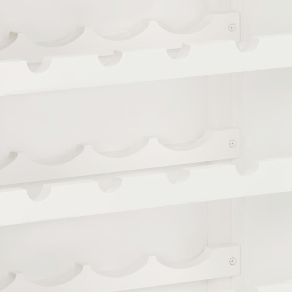 Weinschrank 56 x 32 x 110 cm Massivholz Eiche