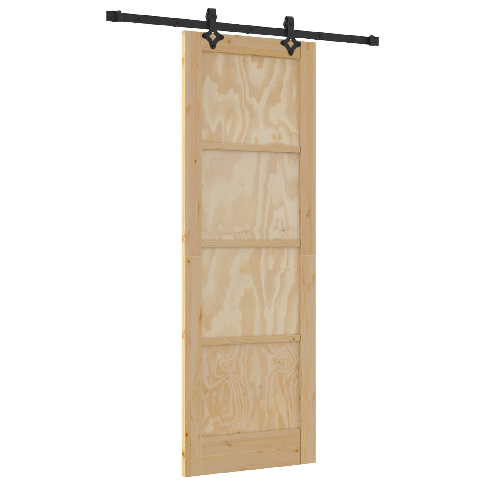 Schiebetür ORKDAL Natur 61 x 198,5 cm Massives Kiefernholz