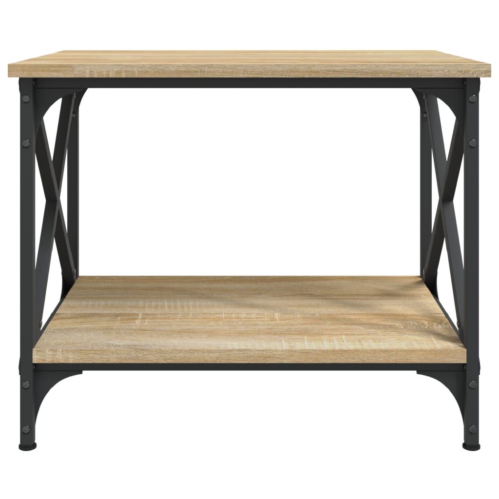 Beistelltisch Schwarz 55x38x45 cm Holzwerkstoff