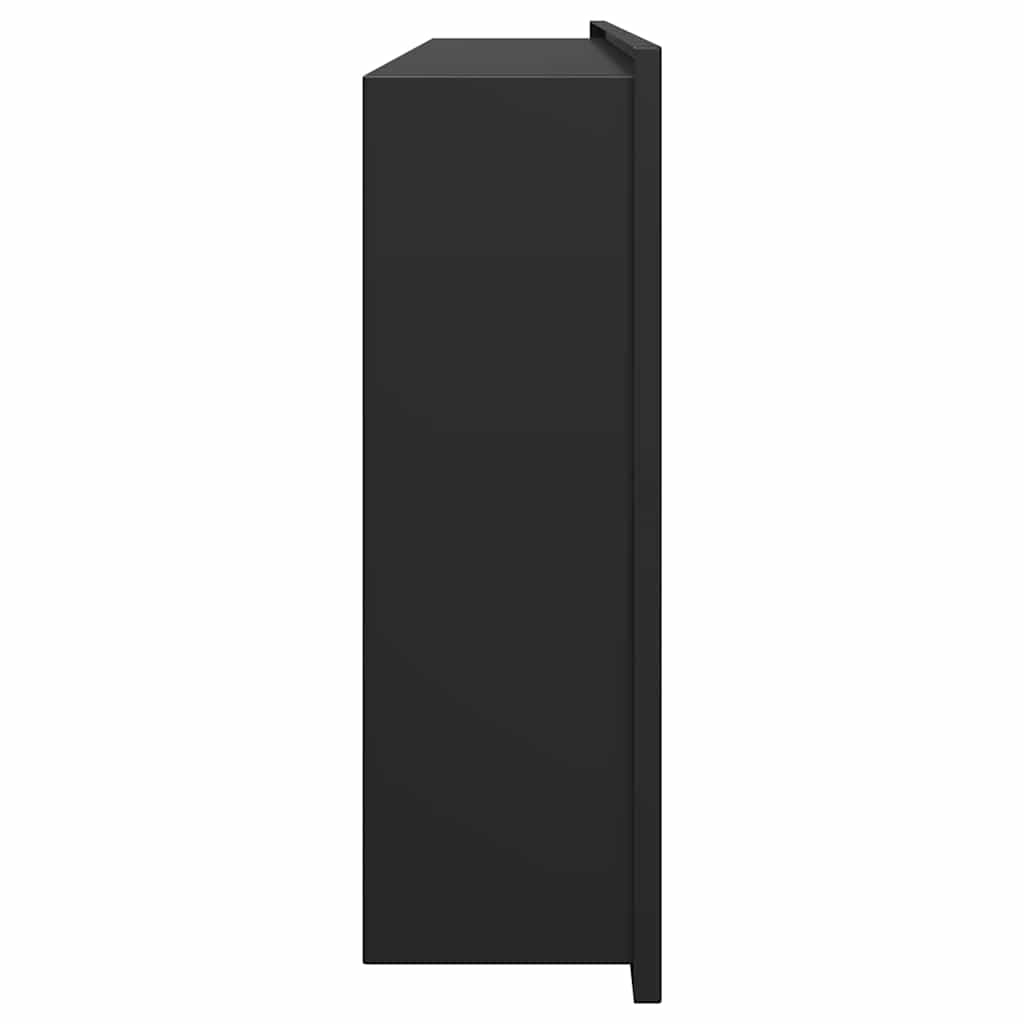 Duschnische Schwarz 30 x 20 x 9,5 cm Edelstahl