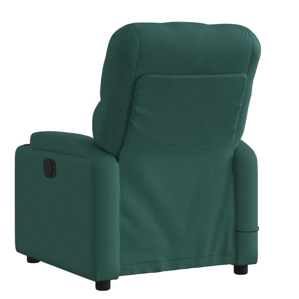 Massage-Relaxsessel, hellgrauer Stoff