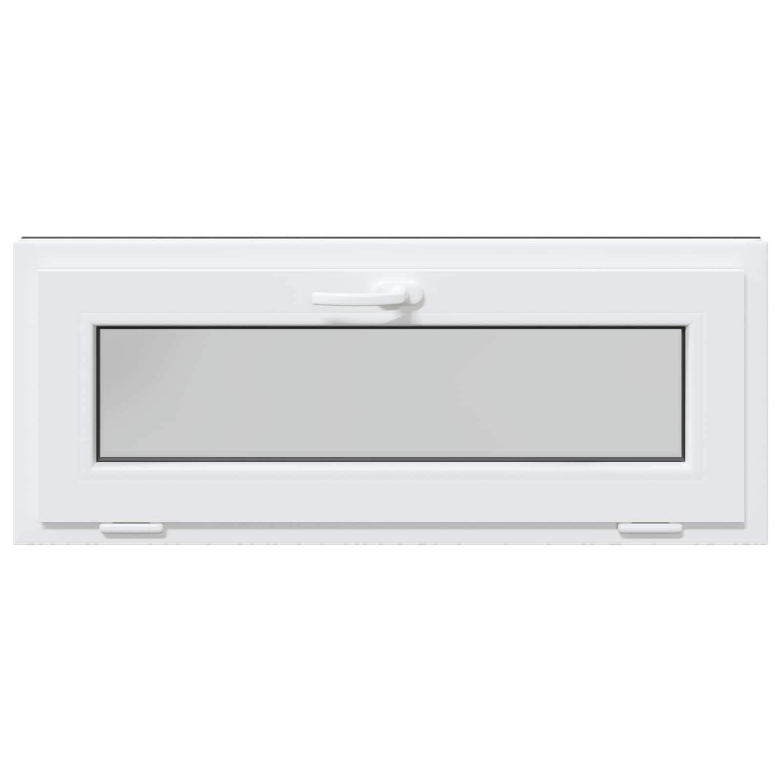 Kellerfenster RISOR 60 x 40 cm PVC und Glas Weiß
