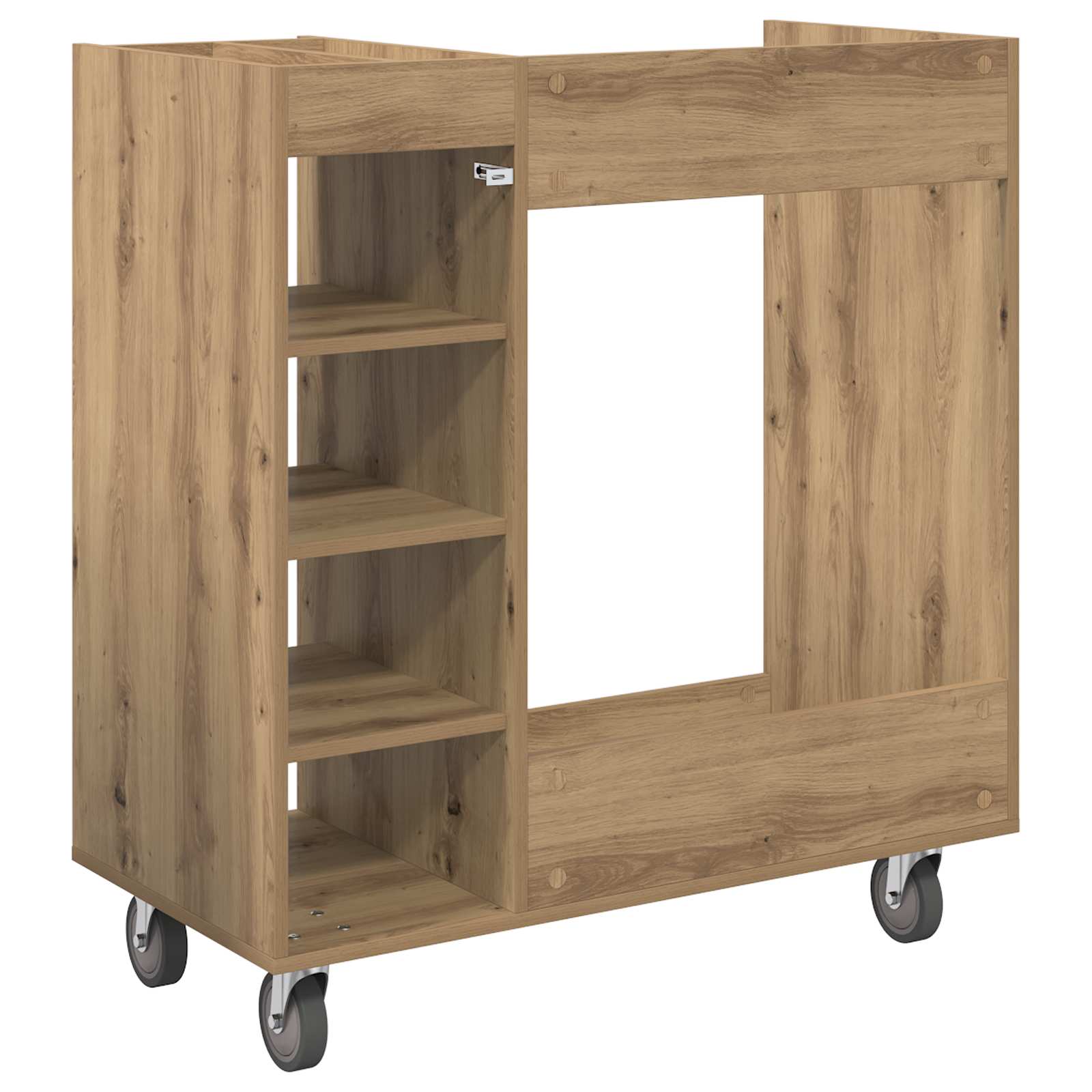 Golf Schrank Mit Rad Uni Weiß 65 x 45 x 98 cm
