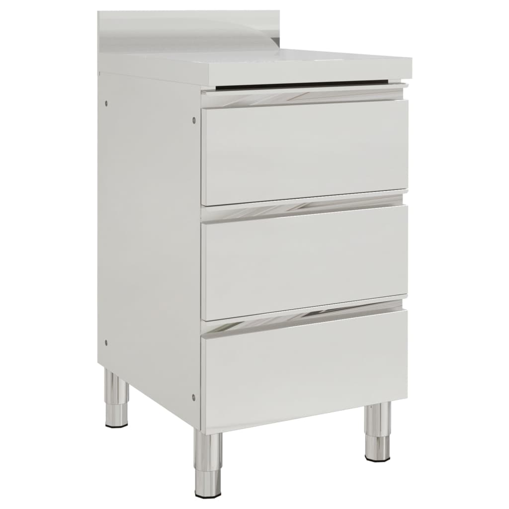 Gewerbe-Küchenschrank mit 2 Schubladen 50x60x96 cm
