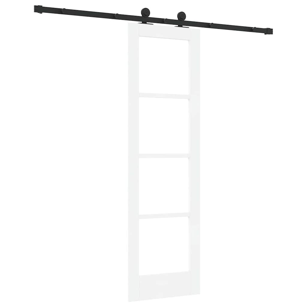 Schiebetür ORKDAL Natürlich und Schwarz 61 x 198,5 cm