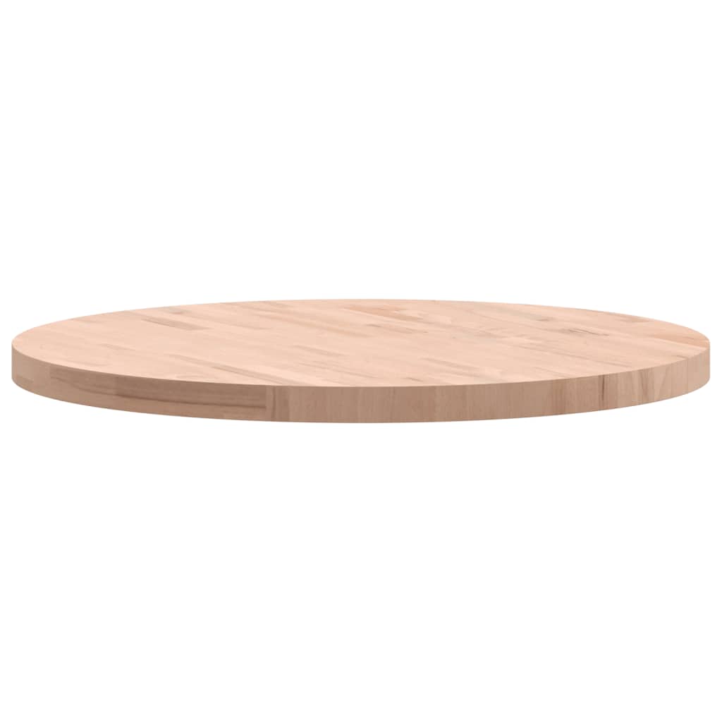Tischplatte Ø30x1,5 cm Rund Massivholz Buche