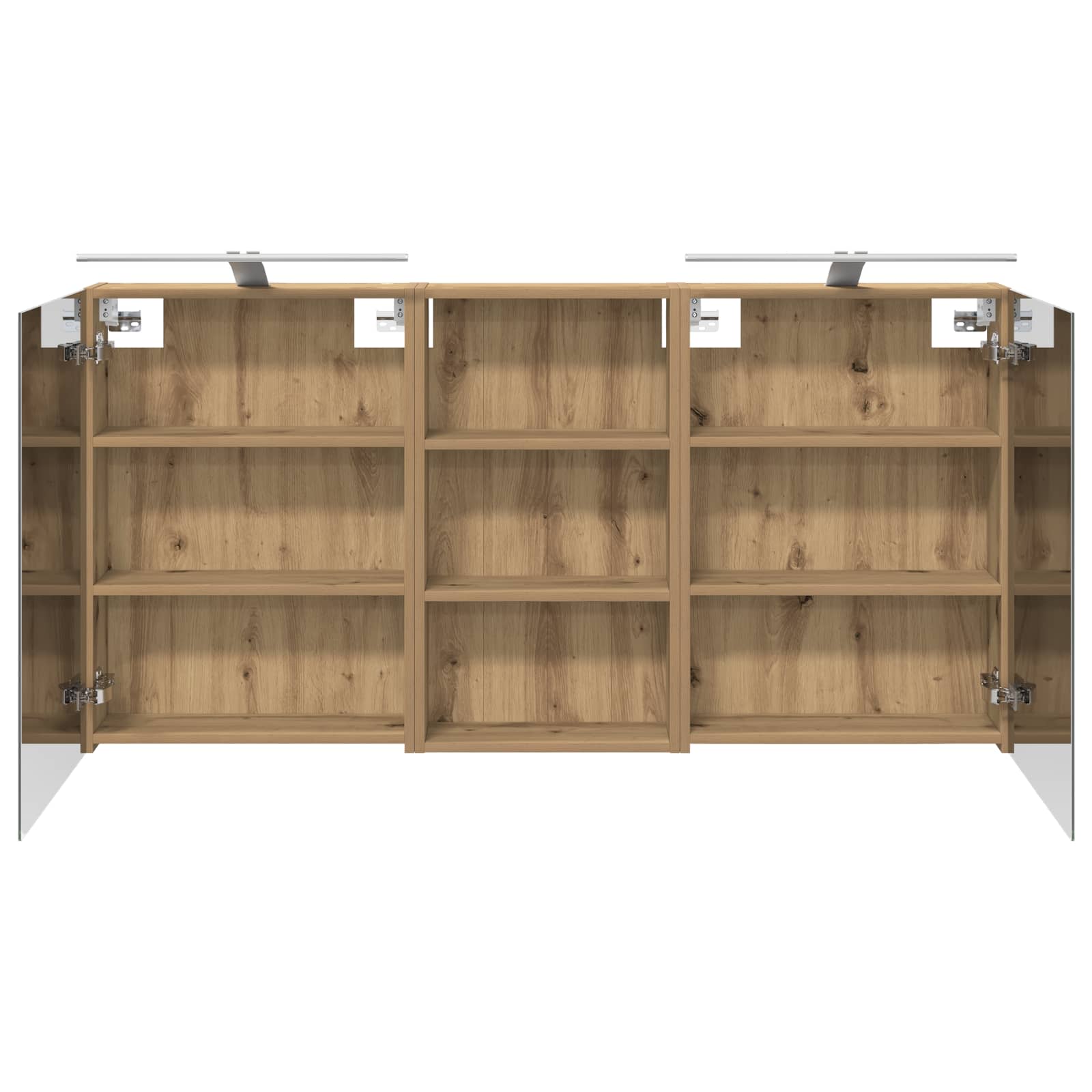 Badezimmerschrank-Set 3 pcs 80 x 10,5 x 50 cm Holzwerkstoff