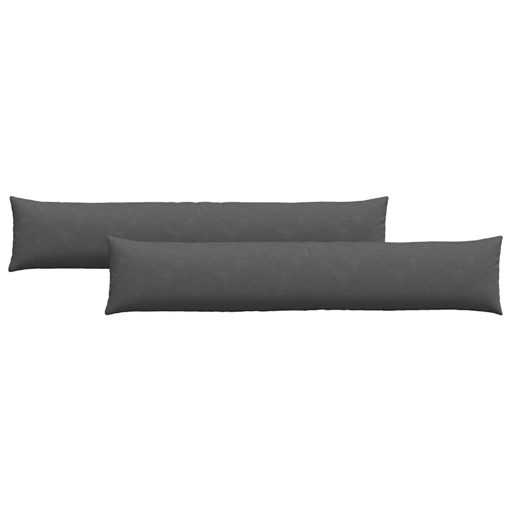 Sofakissen 2 Stück Hellgrau 50 x 30 cm Cordstoff