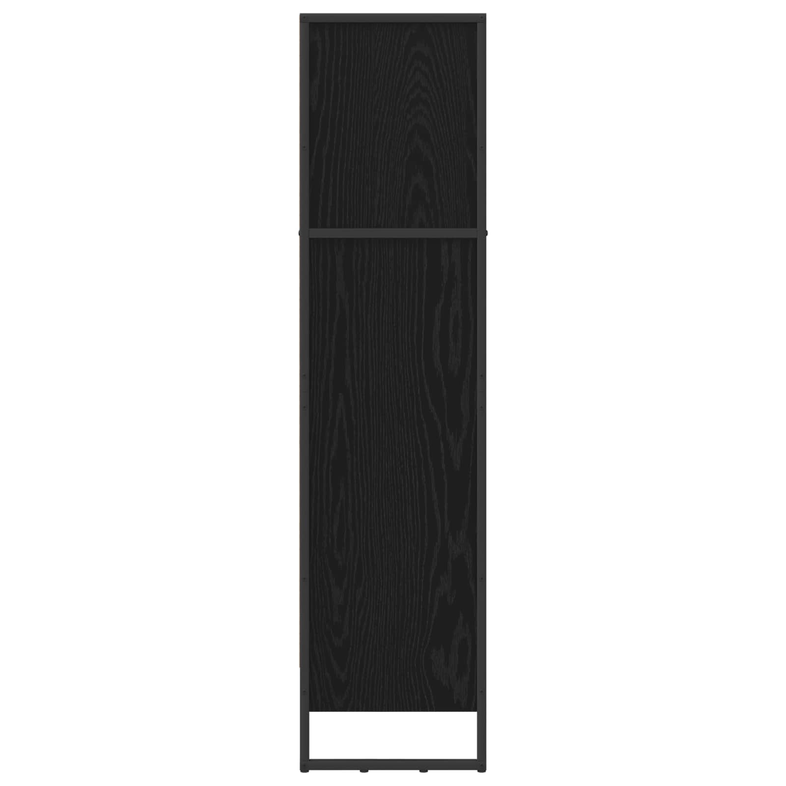 Bücherregal 2 pcs Schwarz Eichen-Optik 60 x 30 x 189,5 cm