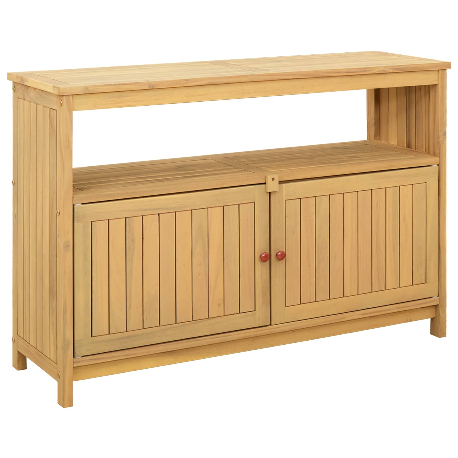 Garten-Konsolentisch 80x35x75 cm Massivholz Akazie
