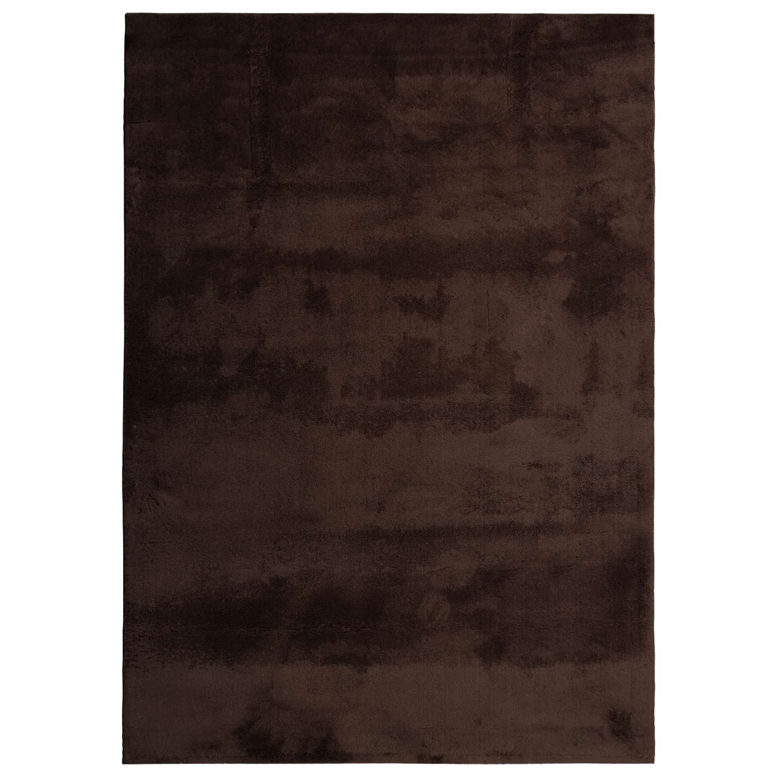 Teppich HUARTE Kurzflor Weich und Waschbar Anthrazit 60x110 cm